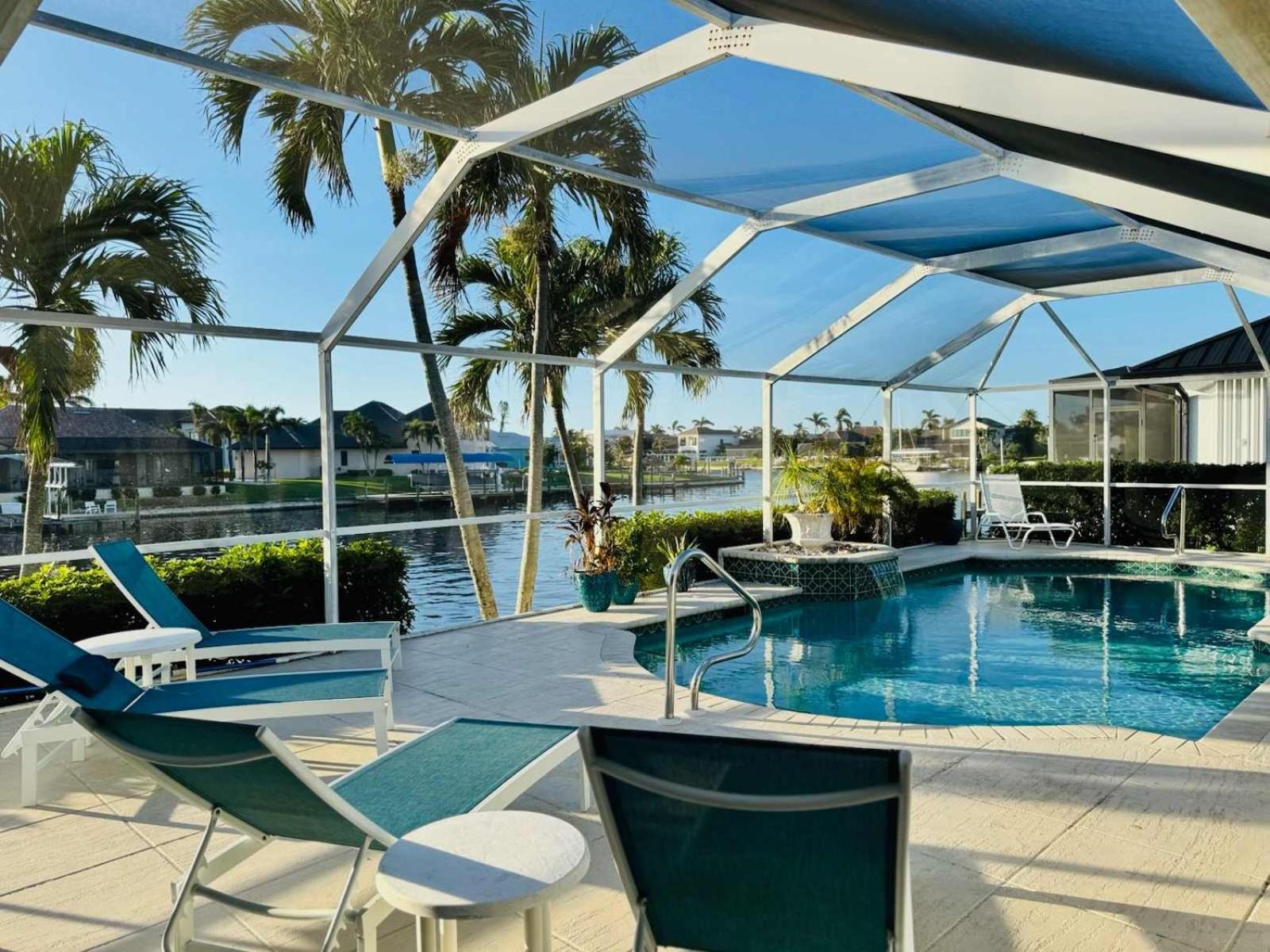 Free Heatedpool On Sailboataccesscanal Boat Lift Villa Cape Coral Exterior foto